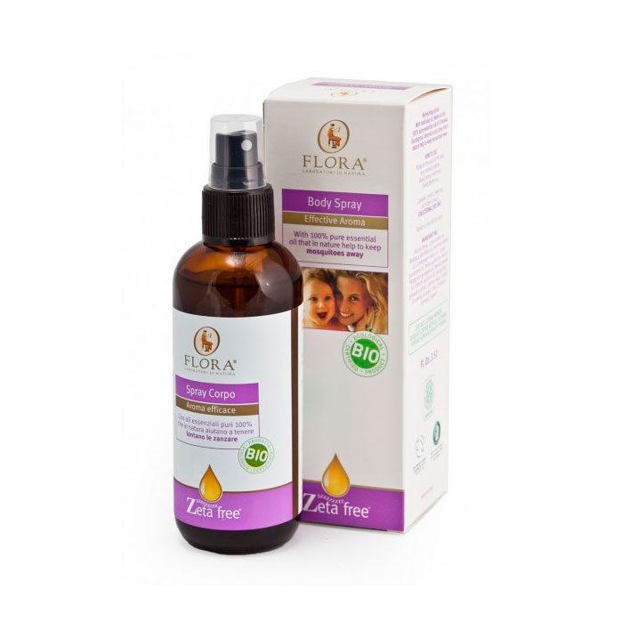 Spray corporal repelente mosquitos 100 ml. Flora