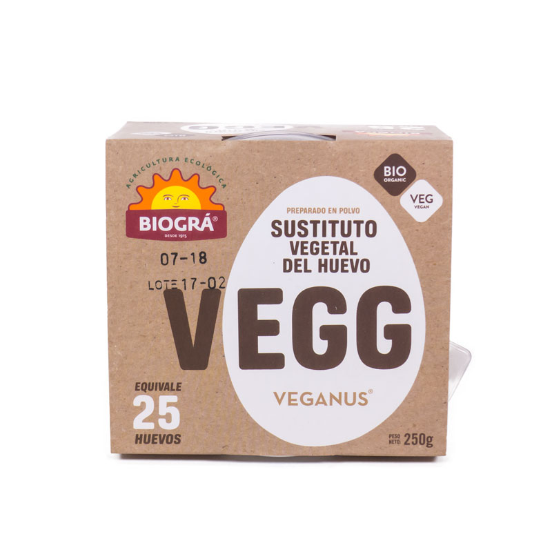 Sustituto vegetal del huevo 250 gr. Biográ