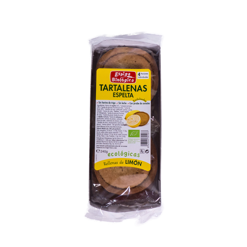 Tartaletas espelta y limon 240 gr. La Espiga