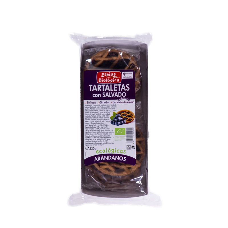 Tartaletas con arandanos 220 gr. La Espiga