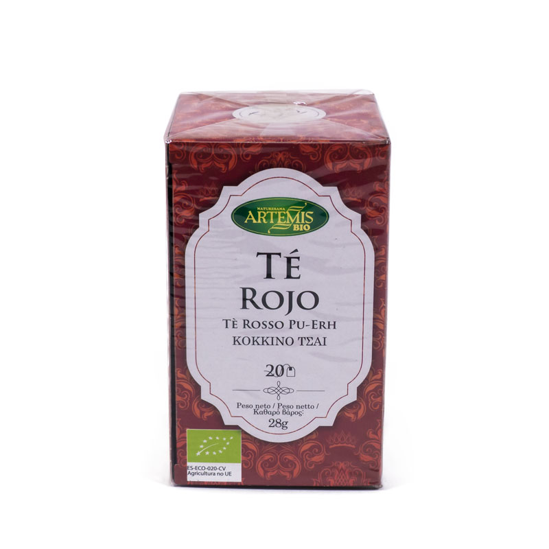 Te rojo (Pu erh) 20 bolsitas Artemis