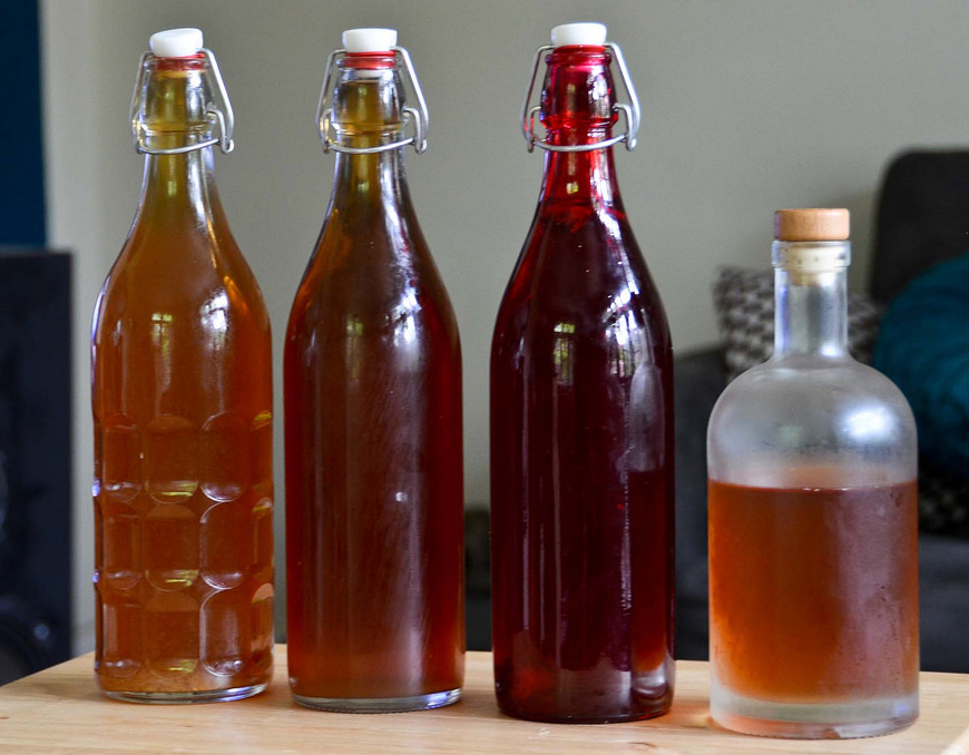 té de kombucha