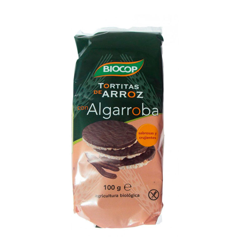 Tortitas arroz algarroba 100 gr Biocop