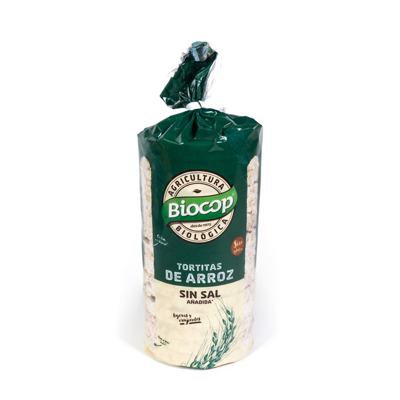 Tortitas arroz sin sal 200 gr Biocop
