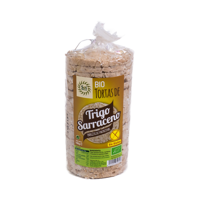 Tortitas trigo sarraceno 100 gr. Sol Natural