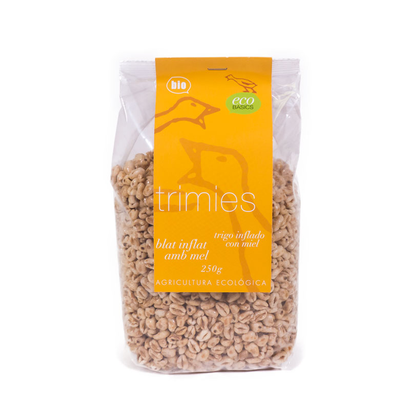 Trigo inflado con miel 250 gr. Ecobasic