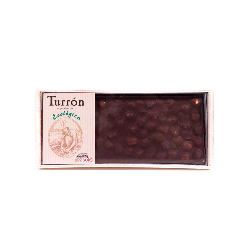 Turron chocolate avellanas 200 gr. Solé