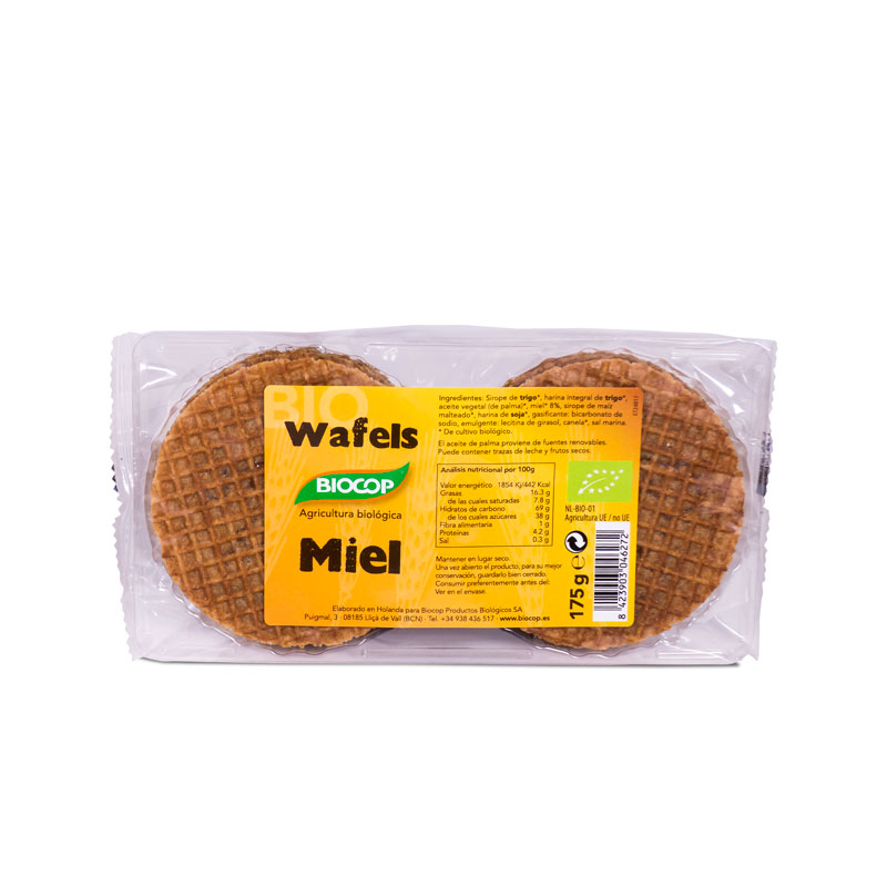 Wafels de miel 175 gr. Biocop