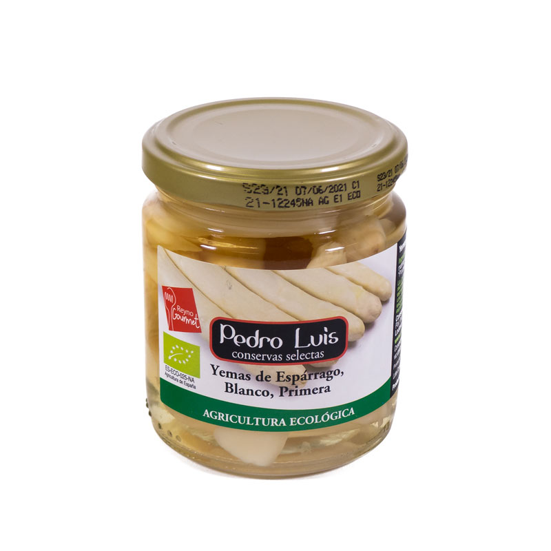 Yemas de esparragos blancos 220 gr. Pedro Luis