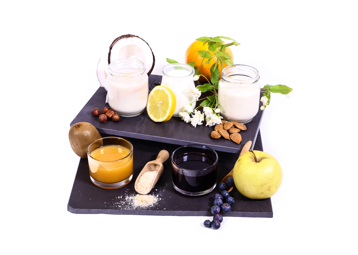 Yogures y postres vegetales