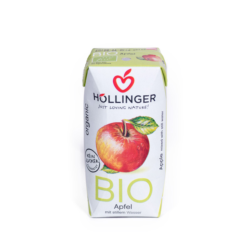 Zumo de manzana 200 ml. Hollinger