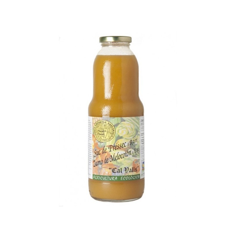 Zumo de melocotón y uva 1 L. Cal Valls