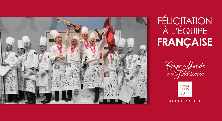Félicitation à l'équipe française