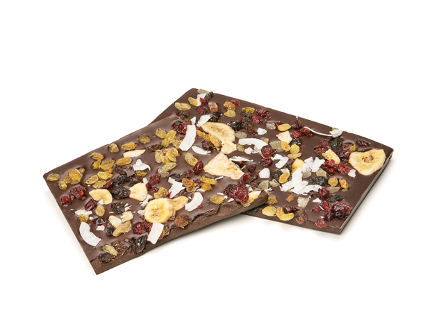Placa chocolate con frutas exóticas N