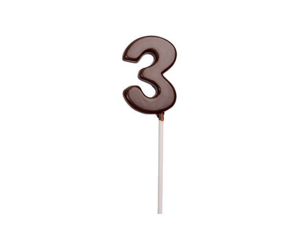 Numero chocolate 3