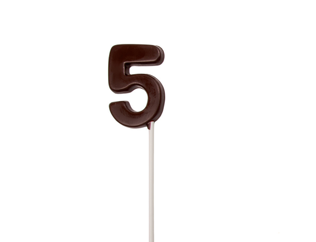 Numero chocolate 5