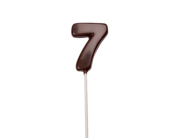 Numero chocolate 7