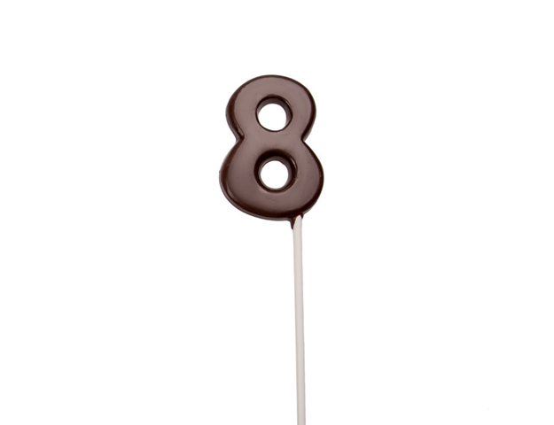 Numero chocolate 8