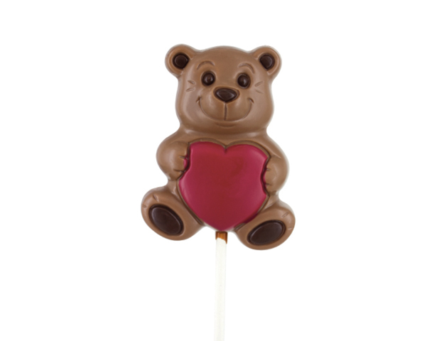 Piruleta chocolate oso amoroso 