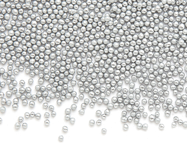 Mini perlas plata