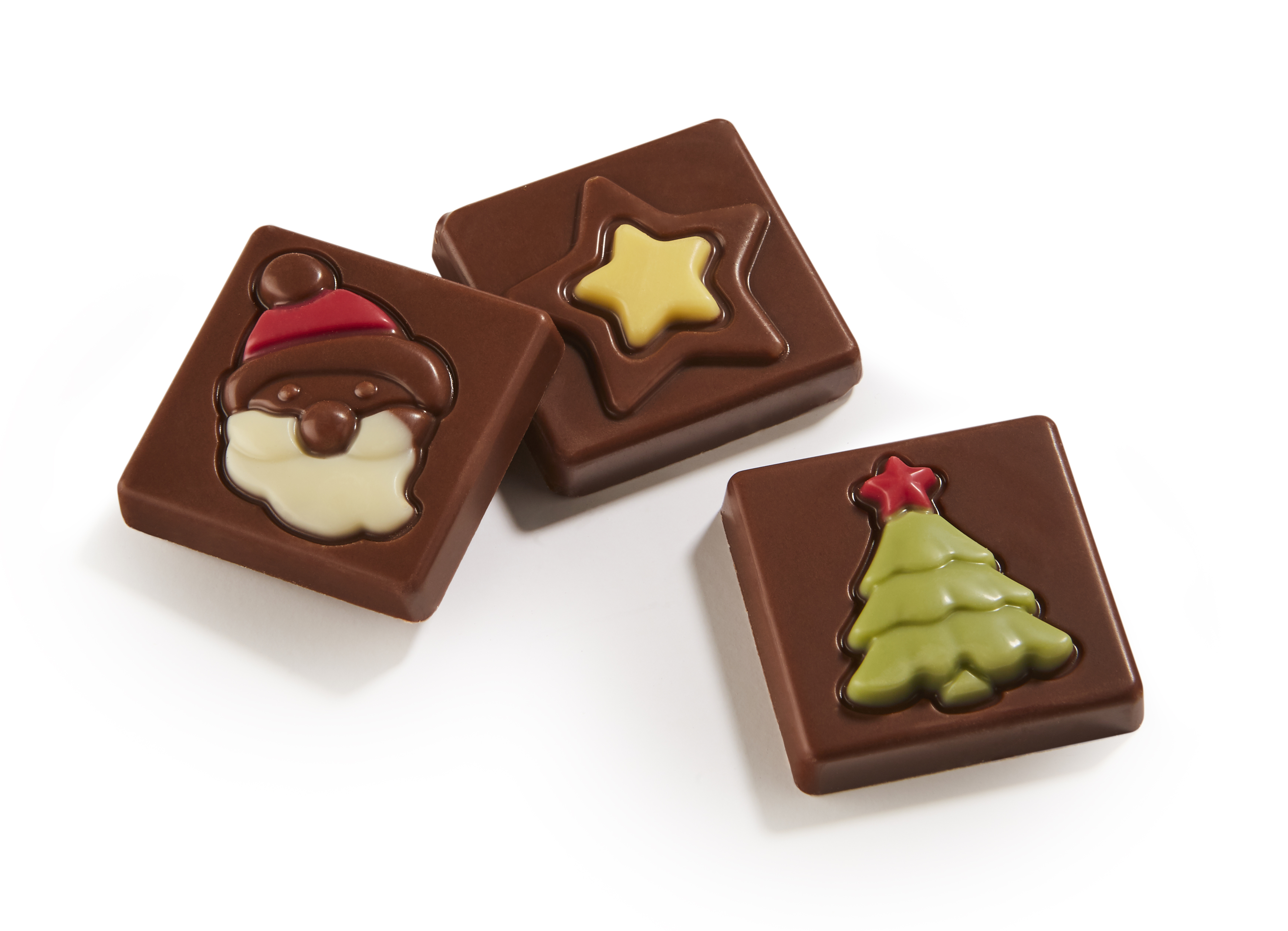Napolitanas Navidad choc leche  /cj 2.75 kg