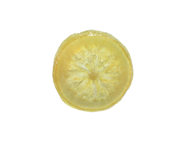 Rodaja limón escurrido
