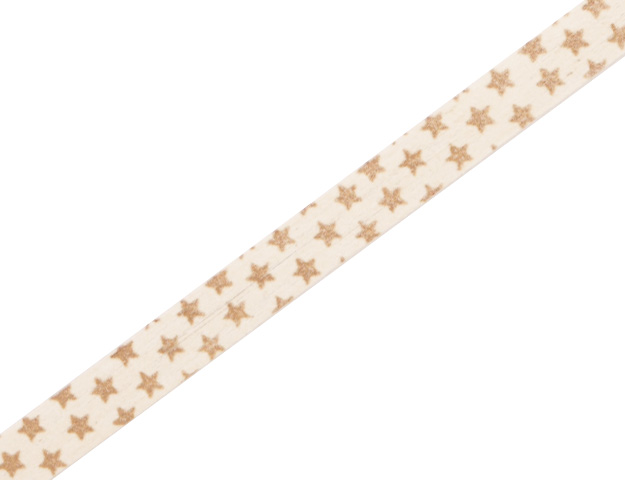 Cinta eco beige  estrellas 