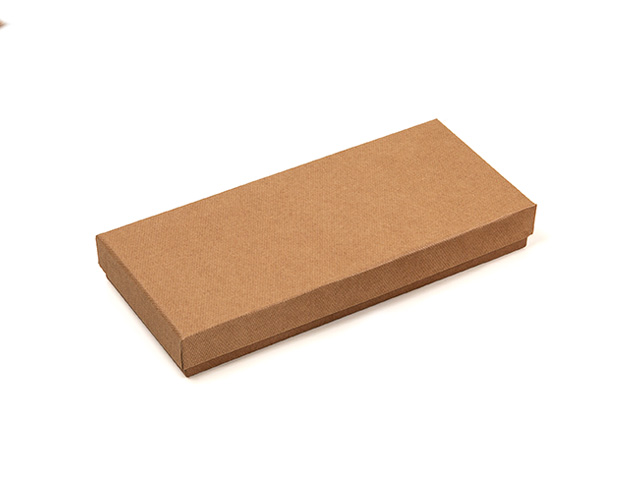 Rígida Rectangular tapa Rigida Kraft 265x115x34 /cj.12 uds