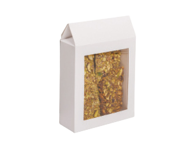 Caja c/ventana y cubeta blanco mate 