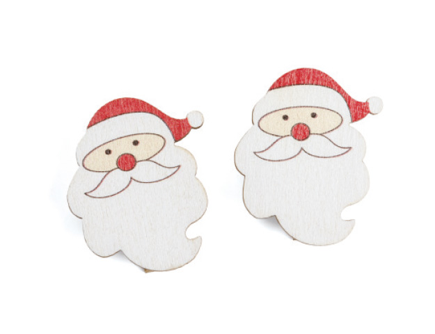 Set 36 pinzas Papa Noel