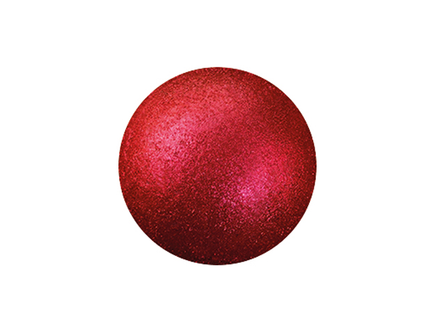 63 Boules CB cristallisées rouge ø 2 cm